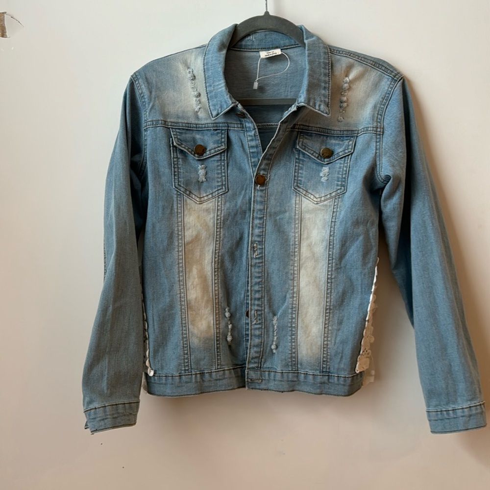 Girls Light Weight Jean Jacket 12